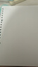 国誉（KOKUYO）A5活页纸Campus活页本替芯笔记本子活页纸内页 空白纸 50张/本 4本 WCN-CLL3515 实拍图