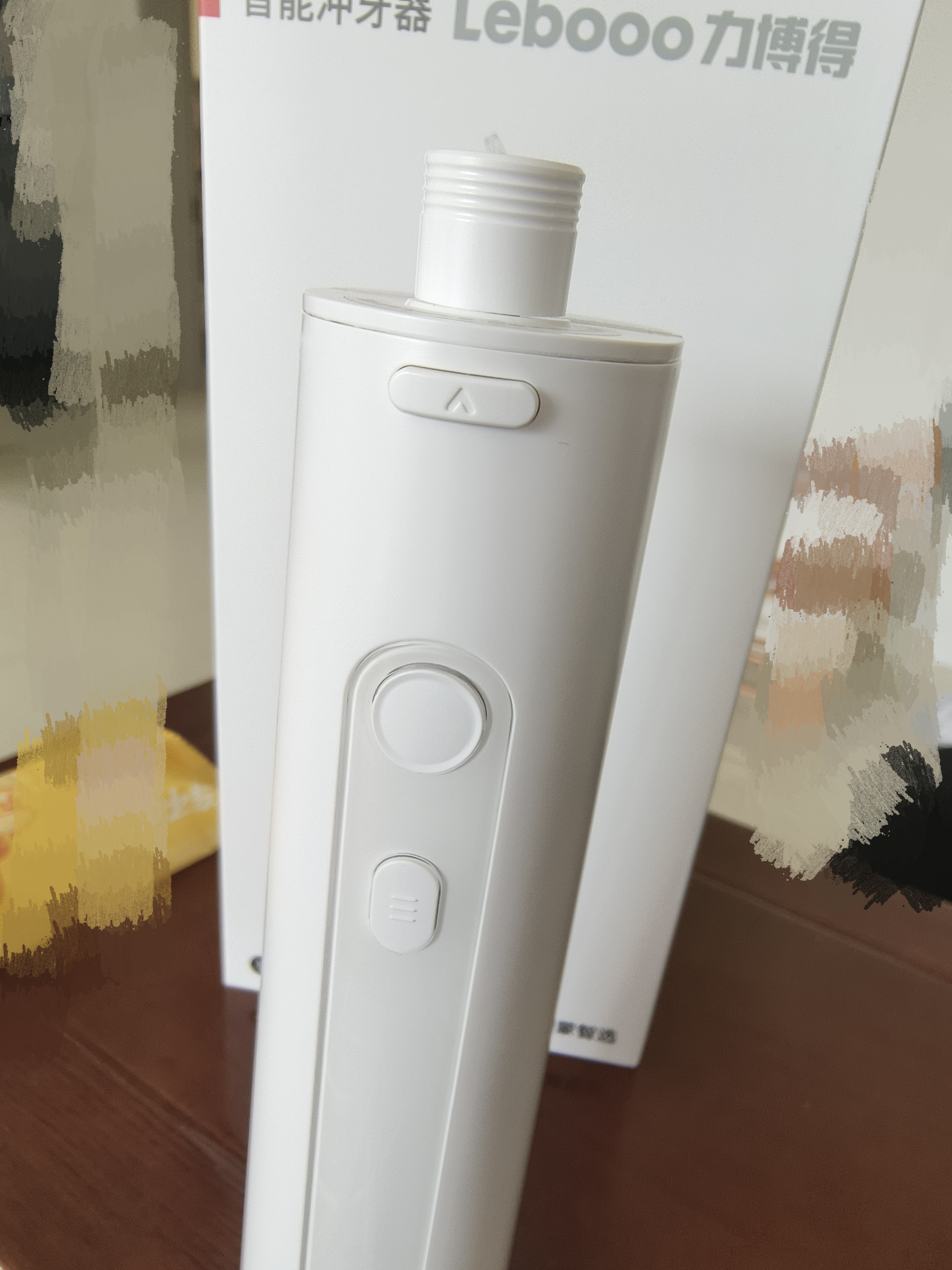 鸿蒙智选力博得智能冲牙器洗牙器水牙线牙齿正畸专用200ML水箱送男女友生日礼物支持华为智慧生活 实拍图