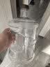 拜杰纯净水桶 食品级PC矿泉水桶透明手提式水桶茶水桶 大容量水桶黑盖7.5L 实拍图