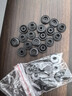 居佳乐（jujiale）免工具四合扣免缝暗扣摁扣钉扣衣服扣子塑料子母扣隐形按扣按压式 黑色（10套） 免工具【送垫片】 实拍图