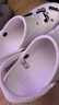 卡骆驰（CROCS）贝雅卡骆班洞洞鞋|205089 白/深蓝-126   41 /42(260mm)   实拍图