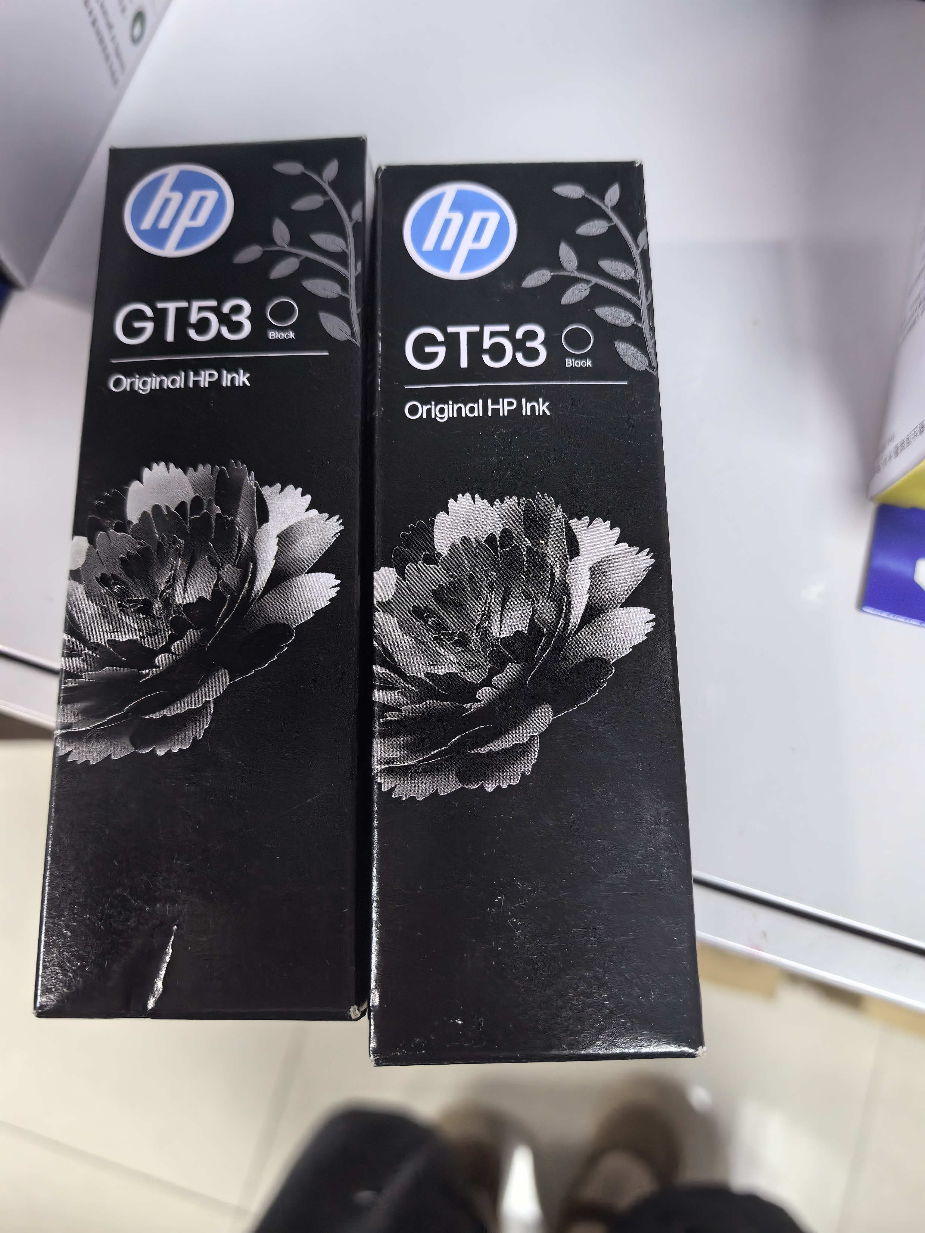 惠普（HP）GT51/52/53原装墨水 适用hp tank310/410/5810/5820/418/411/419/518/519打印机 黑色墨水 90ml 实拍图