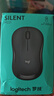 罗技（Logitech）M221 轻音鼠标 无线鼠标 办公鼠标 对称鼠标 带无线微型接收器 雾霭蓝 实拍图
