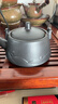 京东京造 茶具整套 功夫茶具陶瓷套装茶壶茶杯茶盘【黑陶提梁壶】 12件套  实拍图