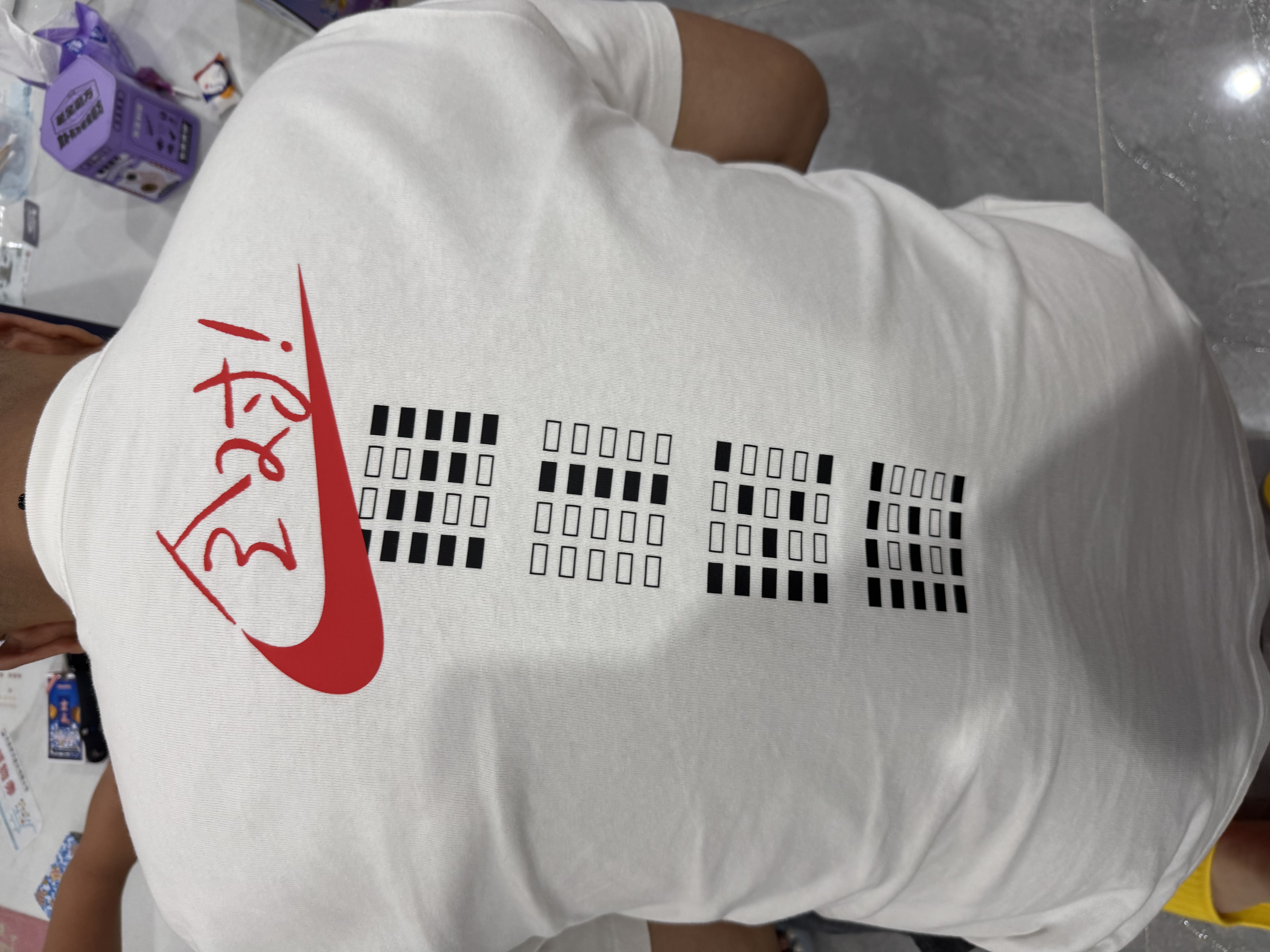 耐克（NIKE）短袖男士 26春夏学生新款运动衣服中高考试满分答题卡全对T恤 IR7584-100 /晒图退5【元】 2XL 实拍图