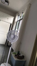 美的（Midea）【飓风节能】七叶柔风立式电风扇/家用轻音落地扇/台式小型风扇/大风力遥控定时摇头风扇 SAH35BSJ 实拍图
