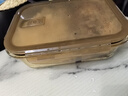 希乐扣Cilock玻璃饭盒上班族带饭 微波炉可加热餐盒便当盒大容量保鲜盒长分隔 实拍图