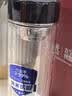 富光（FUGUANG）双层玻璃杯男家用水杯子X2517-SH-330 黑色 330ml 实拍图