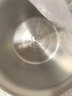 三四钢®316L不锈钢盆漏盆沥水盆淘米盆和面揉面盆沥水篮洗菜盆打蛋盆 316L实盆：18cm*1 实拍图