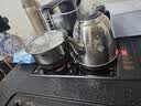 一号茶【首单立减】茶具茶桌防烫烧水壶全自动上水泡茶壶茶几嵌入式抽水壶家用烧水套装一体整套 1L 黑色-不锈钢全自动-23*37cm 实拍图