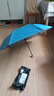 【全网爆款】手动UV折叠雨伞男女晴雨伞两用防晒遮阳黑胶伞 【新人福利】7骨 纯色随机无黑胶 实拍图