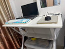 汤能优品电脑桌台式家用电竞游戏桌简约卧室书桌办公学习桌学生写字小桌子 单桌-暖白80*50【限量首购补贴】 实拍图