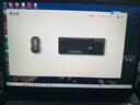 罗技（Logitech）大师系列 MX Keys S无线蓝牙键盘 超薄全尺寸 人体工学 智能背光 带无线接收器 白色 108键 实拍图