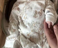 童颜婴儿连体衣夏季纯棉新生儿衣服初生宝宝蝴蝶哈衣和尚服四季 2件套 实拍图