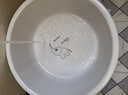 本迪大号加深洗脸盆39cm两只装盆学生宿舍洗衣洗菜盆加厚塑料双耳脸盆 实拍图