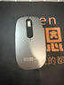 联想（Lenovo）无线鼠标蓝牙静音双模可充电办公家用商务超薄笔记本电脑平板手机适用于小米华为荣耀联想苹果 金属灰【电量显示丨无线蓝牙双模丨可充电】 实拍图