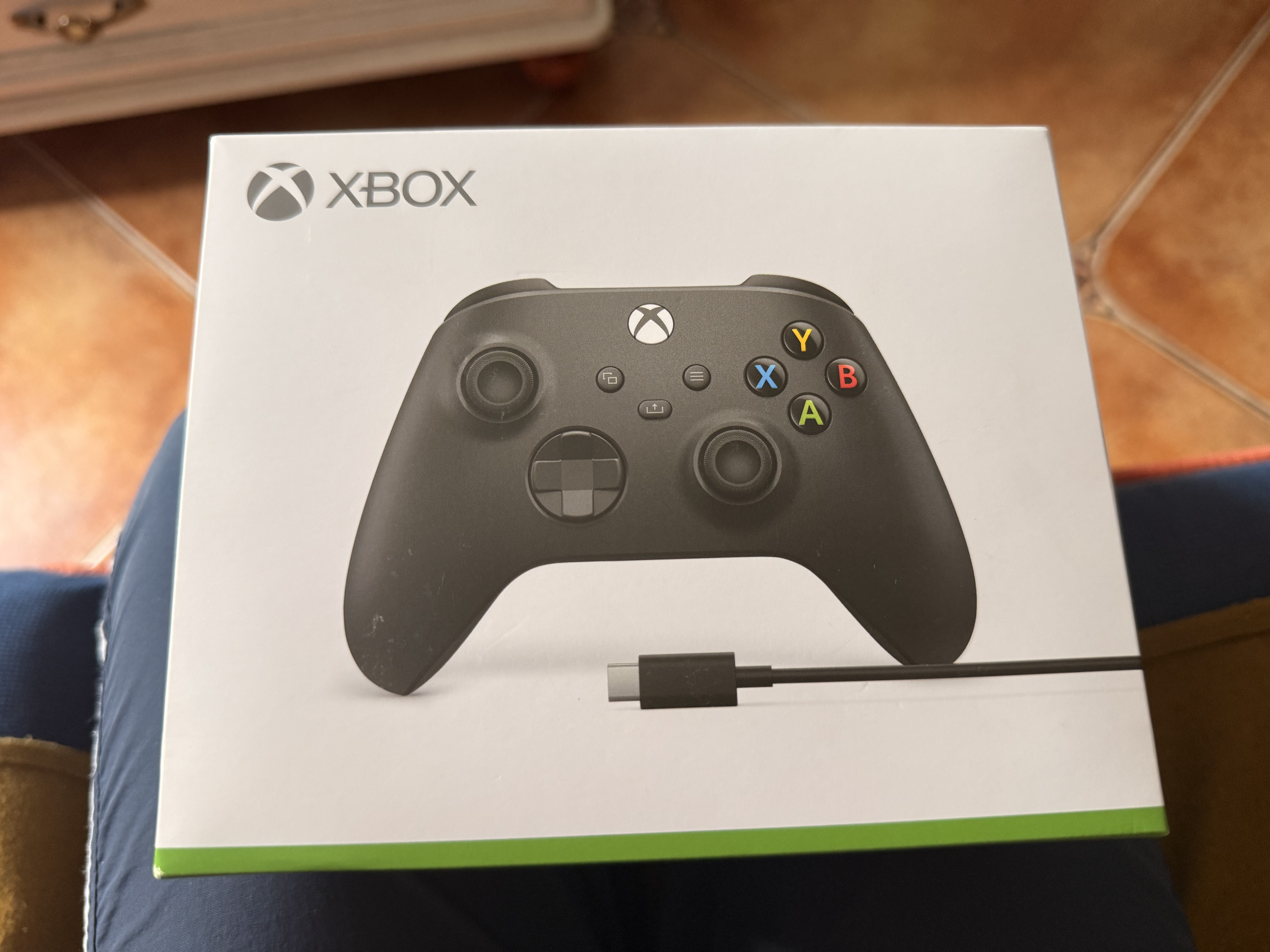 XBOX【全新国行】微软Xbox手柄Series X S无线控制器蓝牙PC地平线6手柄 精英二代版 游戏电玩兼容steam Xbox手柄-磨砂黑+USB-C线缆 实拍图