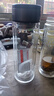 【京东物流配送】高硼硅双层玻璃杯大容量泡茶杯水杯子茶水分离杯 【双层加厚】茶杯350ml1只 实拍图