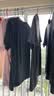 京东京造百万热销男士t恤短袖女夏季新款40支新疆棉舒适休闲打底衫白色S 实拍图