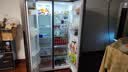 夏普对开门冰箱 542L家用大容量 20格精细分储 -25℃强效速冻 一级能效双变频 BCD-542WSBJ-SL 实拍图