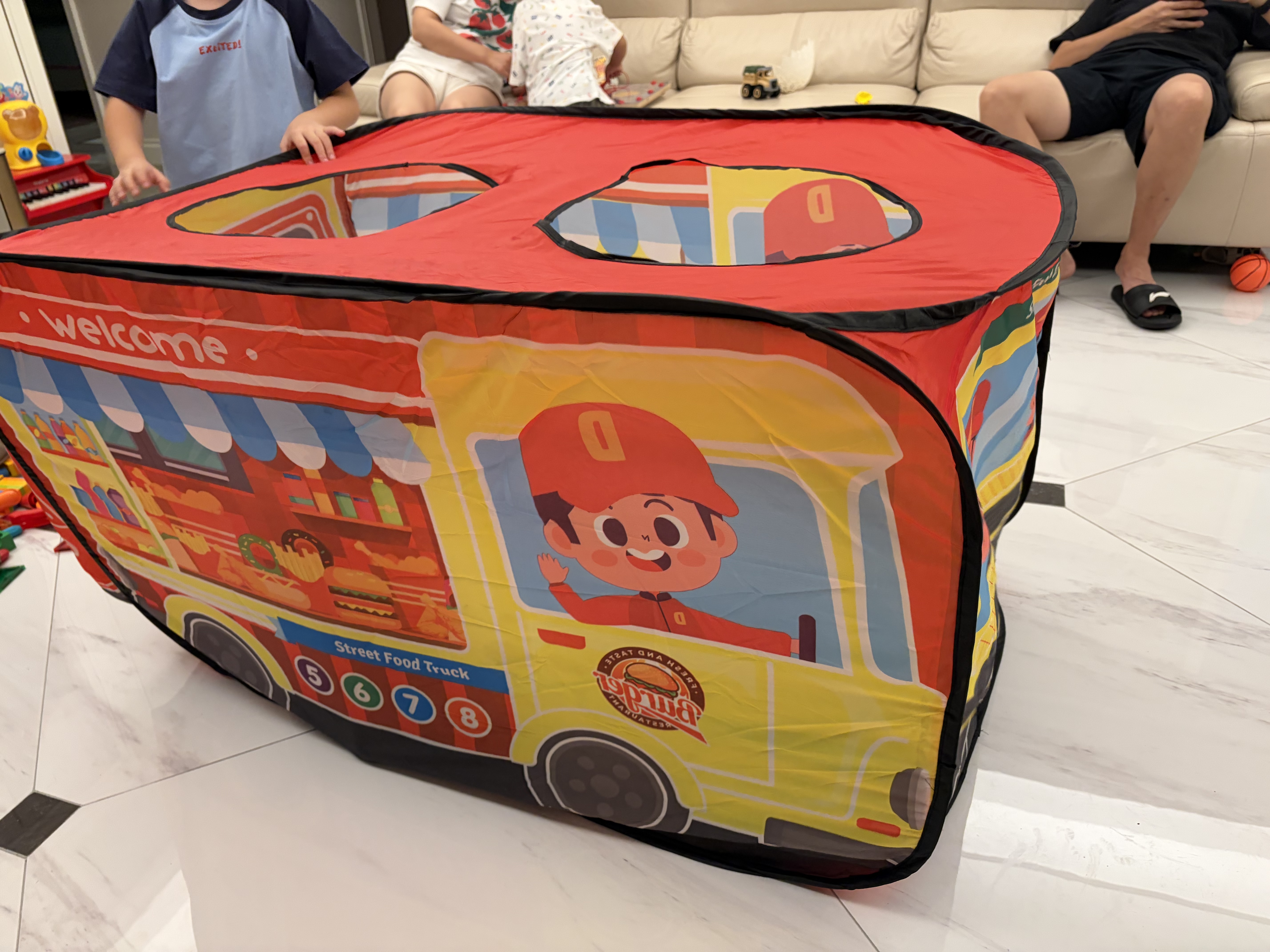 皇恩儿童帐篷超大汉堡汽车家用室内游戏屋户外露营过家家玩具宝宝礼物 实拍图