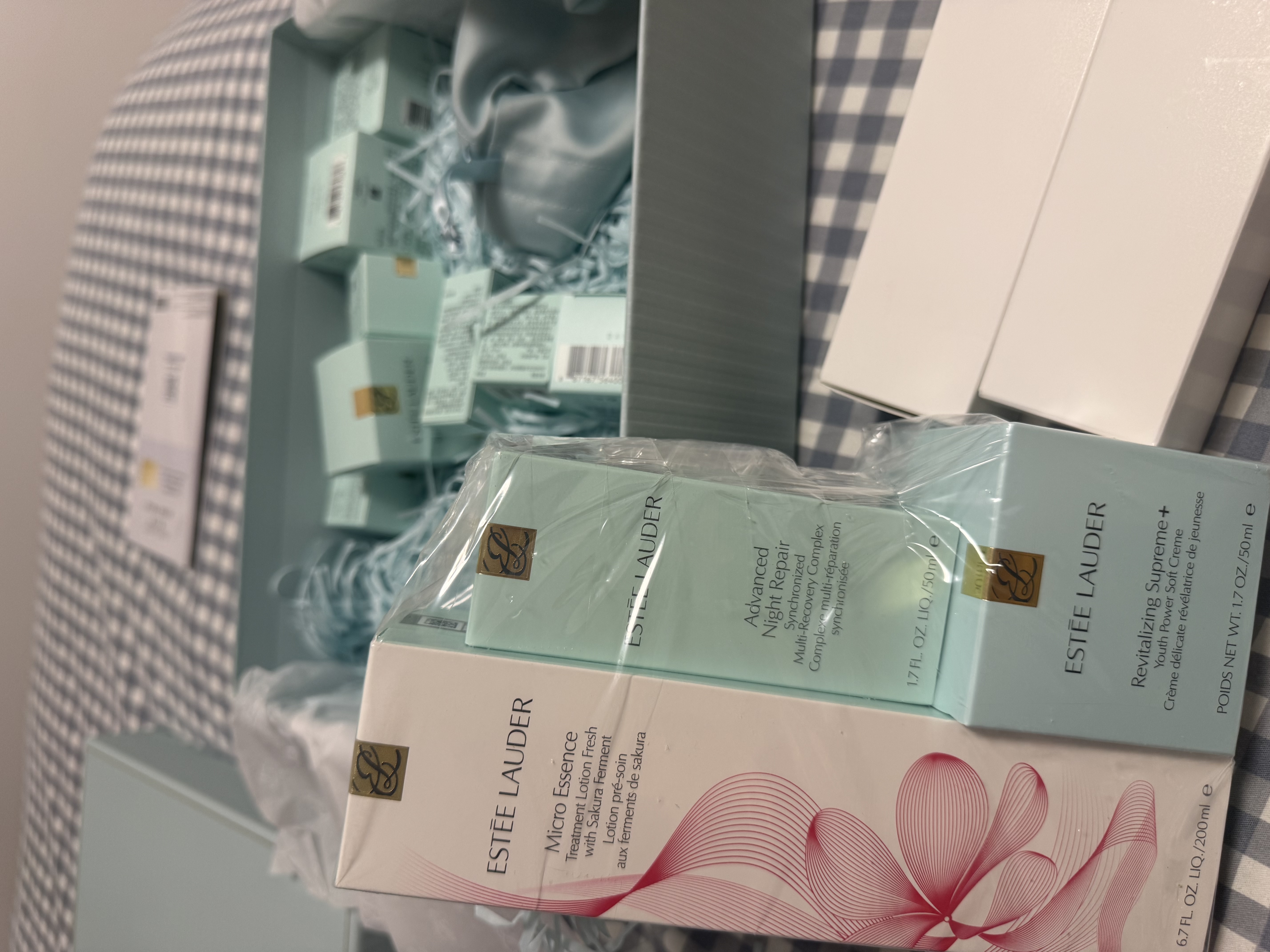 雅诗兰黛小棕瓶护肤品套装(精华50ml+眼霜15ml)化妆品礼盒生日礼物 实拍图