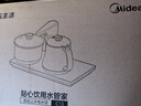 美的（Midea）智能自动上水煮茶器电热水壶0.7L茶台一体电茶炉烧水壶电水壶304不锈钢电茶盘C13 实拍图