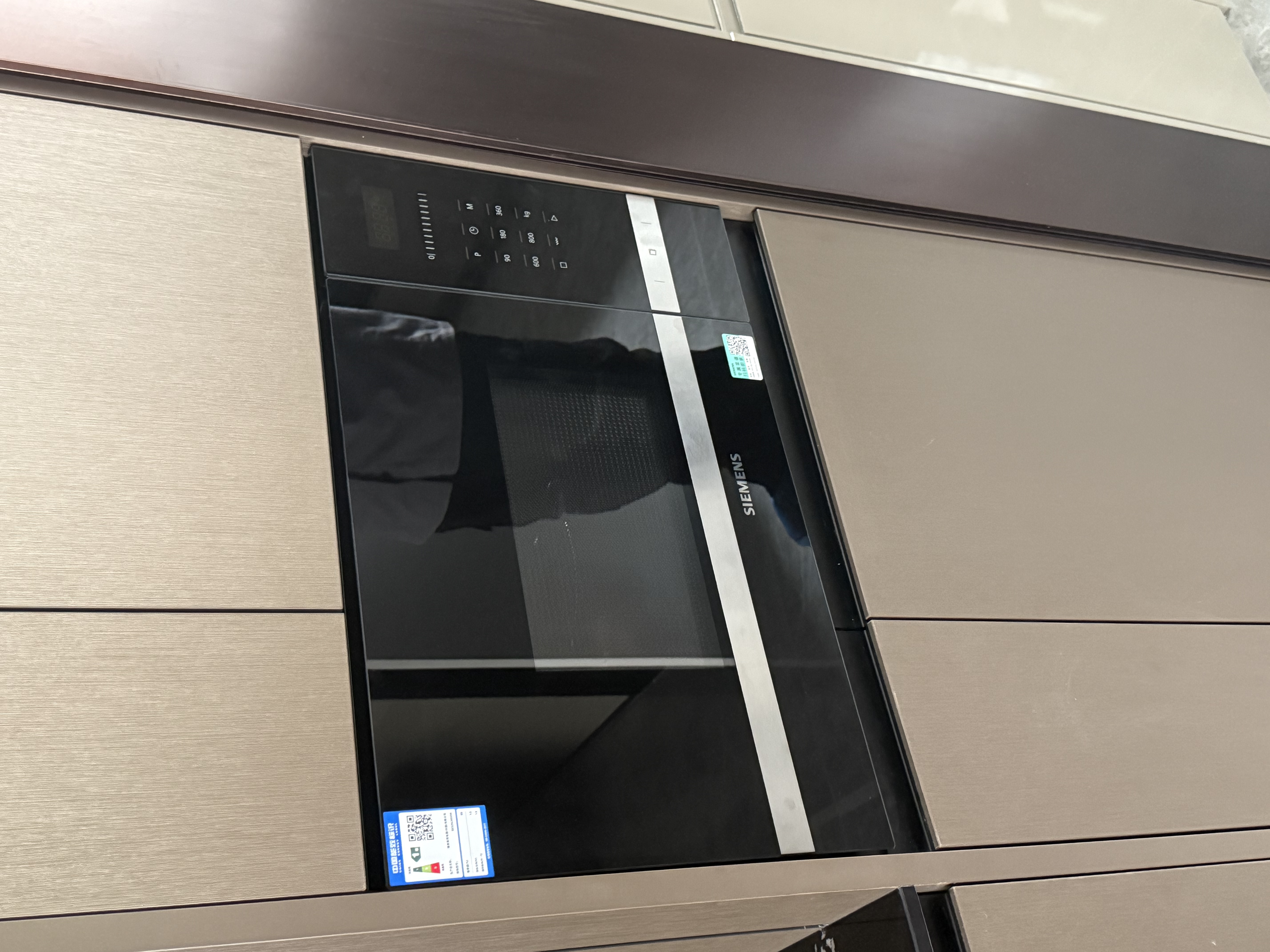 西门子（SIEMENS）嵌入式微波炉 8种自动烹饪程序 易清洁 20L  家用蒸烤箱系列BE525LMS0W 实拍图