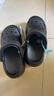 朴西厚底洞洞鞋女款夏季外穿eva防滑防臭踩屎感包头凉鞋 烟墨黑 33-34 实拍图
