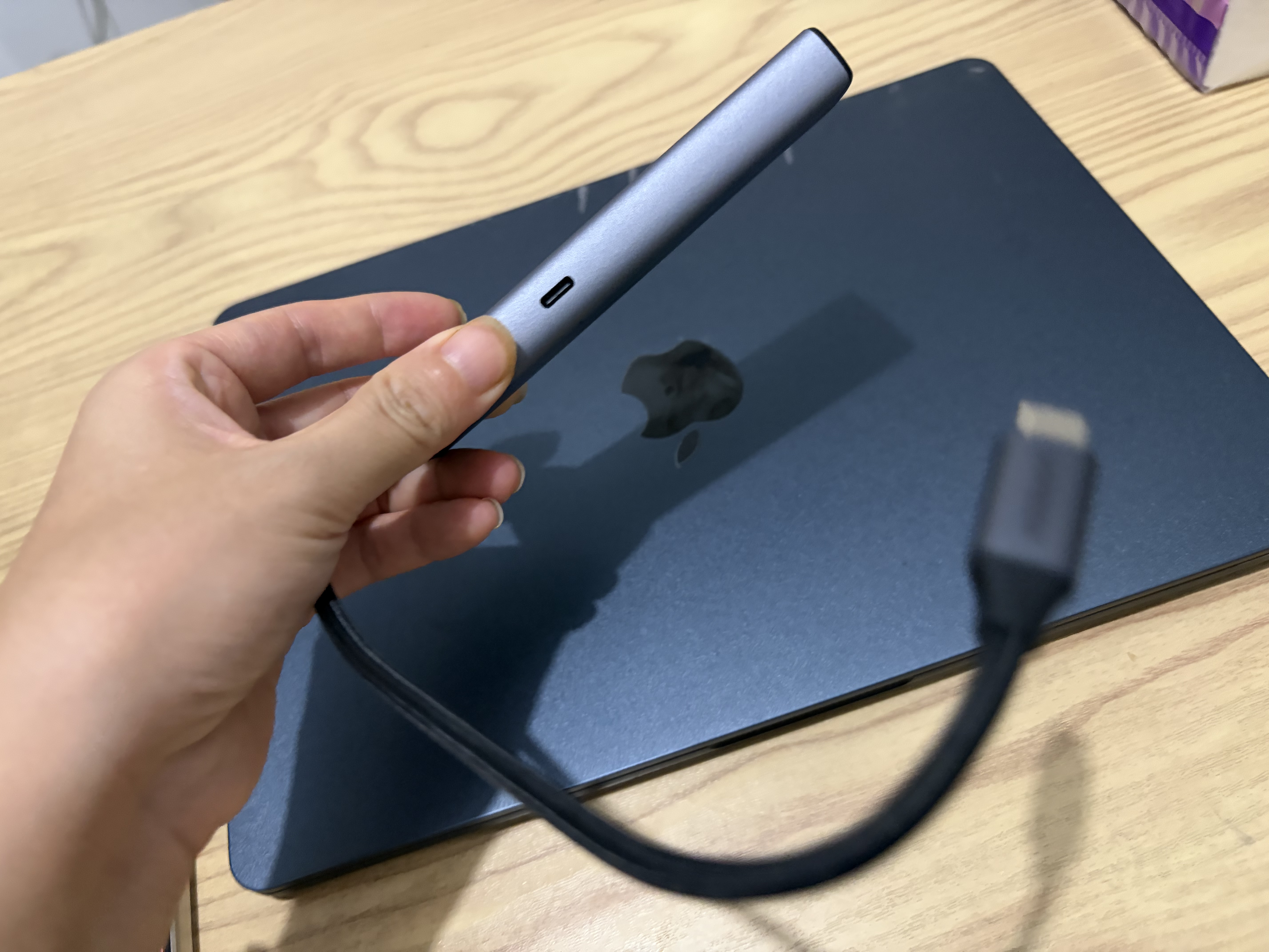 Apple/苹果AI【70W快充】MacBook Air13英寸M5 (10+10核) 16G 1TB午夜色笔记本电脑Z1L70002U 实拍图