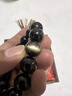 石玥珠宝收藏级14mm金猫眼天然黑曜石手串本命年转运珠水晶手链男女士款 实拍图