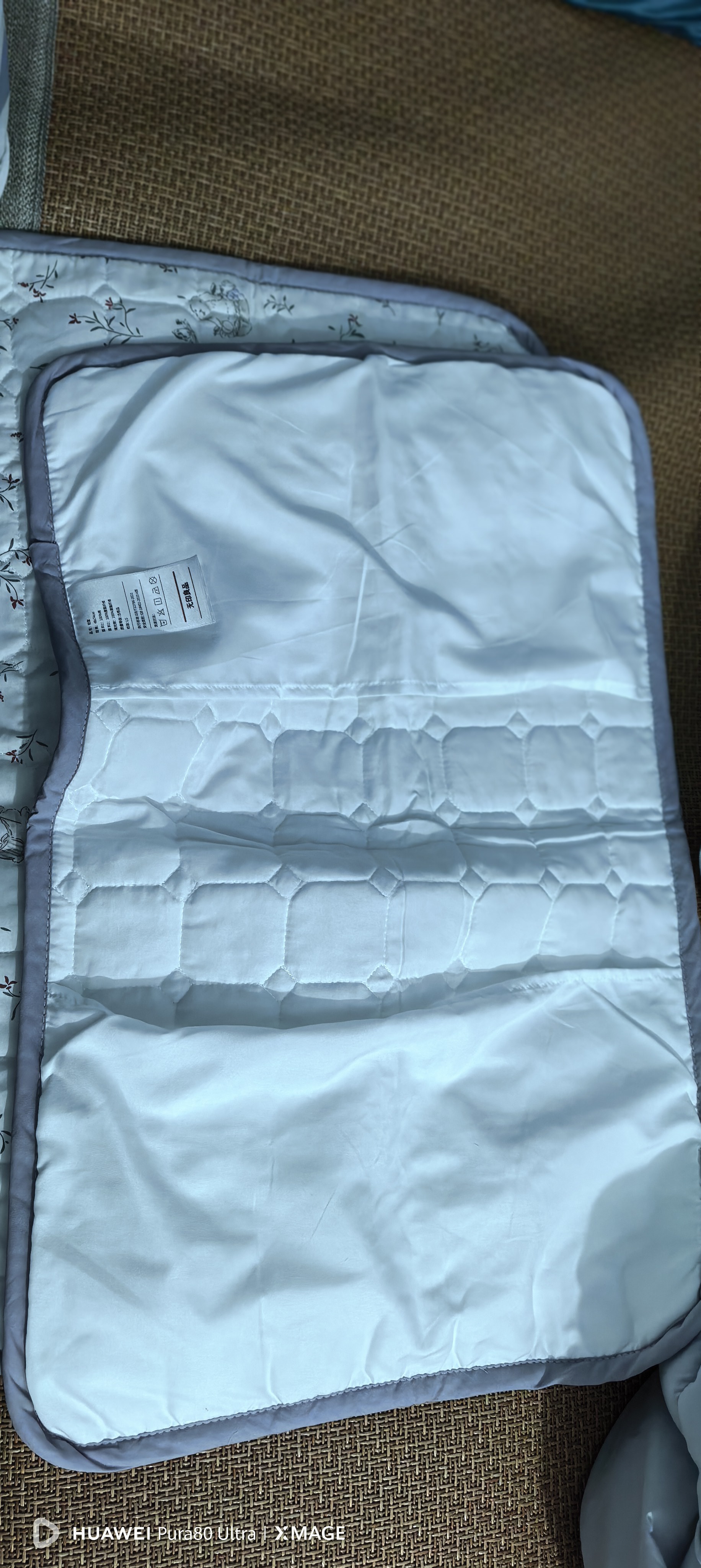 无印良品A类全棉夹棉枕套枕芯隔离层家用防头油隔脏枕头套48x74cm一对装 实拍图