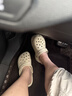 卡骆驰（CROCS）新款厚底云朵洞洞鞋送女友礼物206750 骨白色   36-37 实拍图