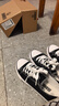 意利船长休闲鞋男女经典star帆布鞋低帮透气运动板鞋 A21203 黑色男款 41 实拍图
