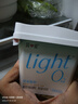 简爱全新light系列奚梦瑶推荐0蔗糖轻食酸奶400g*1桶装DIY干噎酸奶碗 实拍图