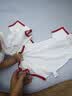 婧麒（JOYNCLEON）清华北大婴儿衣服夏季薄款包屁衣纯棉宝宝三角连体衣夏装两件装 短袖-红色【中国+北大】 73cm 实拍图