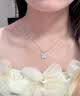 珍尚银【中国黄金】碎冰冰四叶草银项链女新款吊坠生日礼物送女友老婆 实拍图