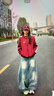 adidas通勤百搭休闲运动连帽夹克外套男女春季阿迪达斯三叶草   暗红   XS 实拍图