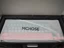 迈从（MCHOSE）G87 V2三模旋钮无线机械键盘电竞游戏客制化有线/蓝牙87键配列gasket结构全键热插拔笔记本办公 G87 黑莓粉 紫云轴【三模+旋钮】 实拍图