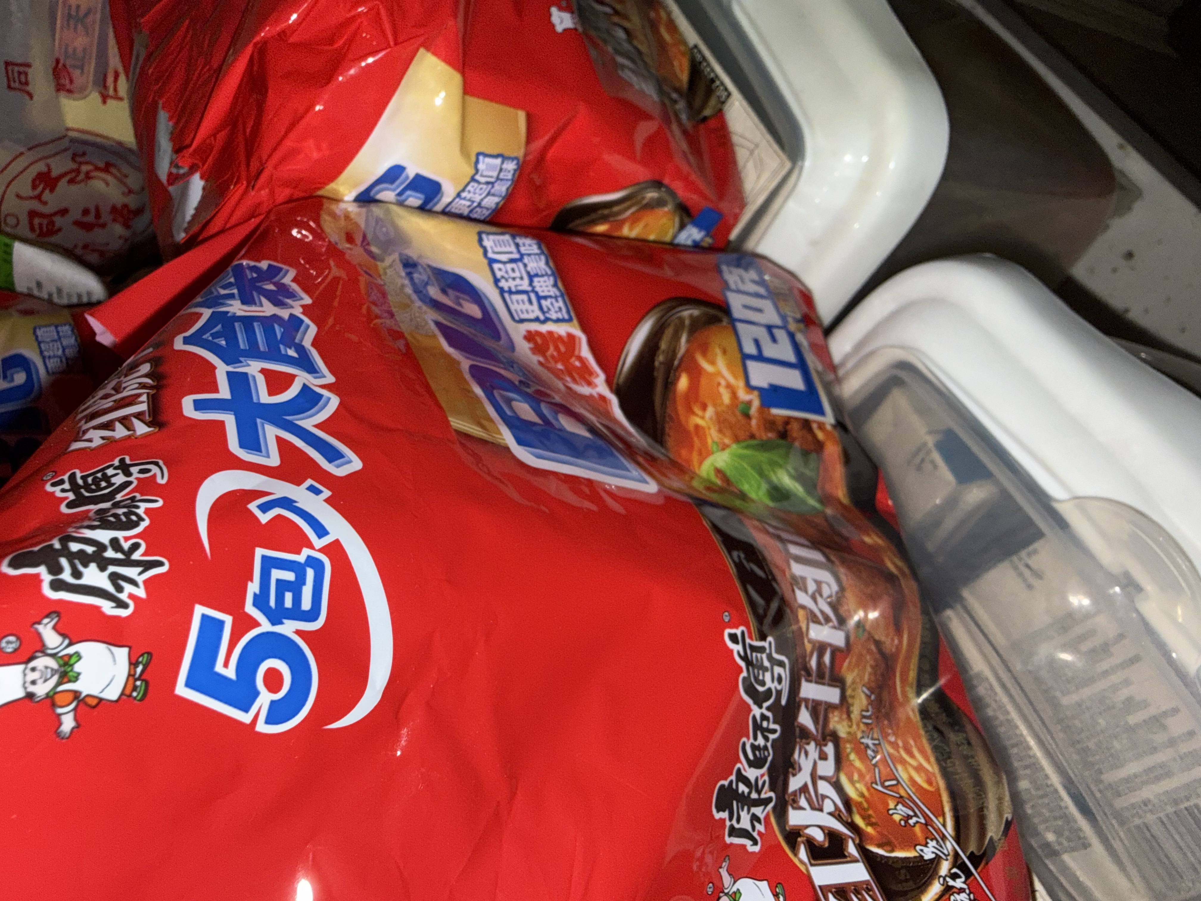 康师傅 方便面 大食袋红烧牛肉面五连包145g*5 泡面袋装速食 方便食品 实拍图