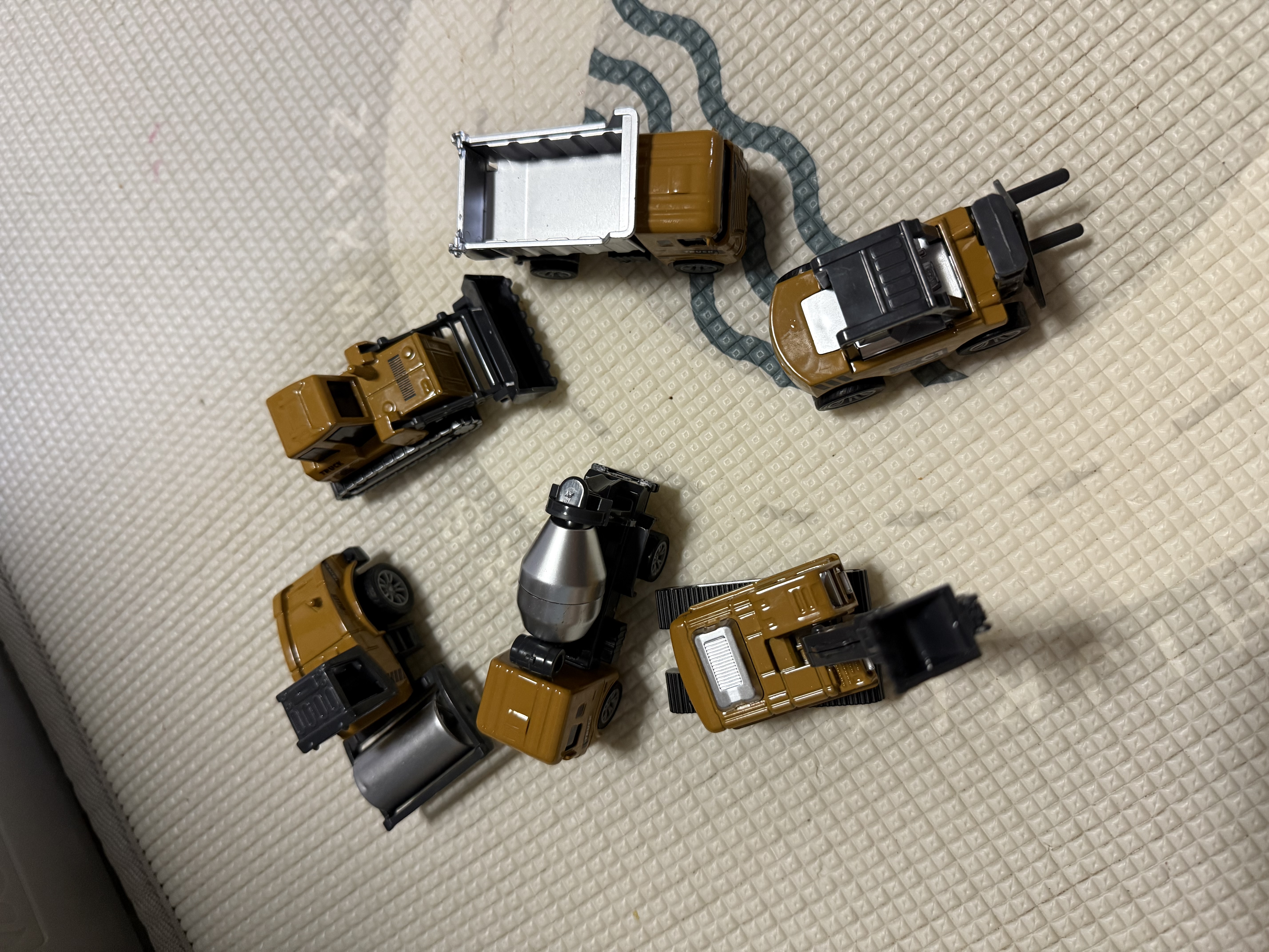 soumade儿童玩具车合金工程车套装挖掘机仿真汽车模型男孩3-11岁生日礼物 实拍图