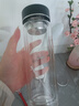 富光双层玻璃杯水杯子茶水分离泡茶杯男女士高颜值团购定制400ML 实拍图
