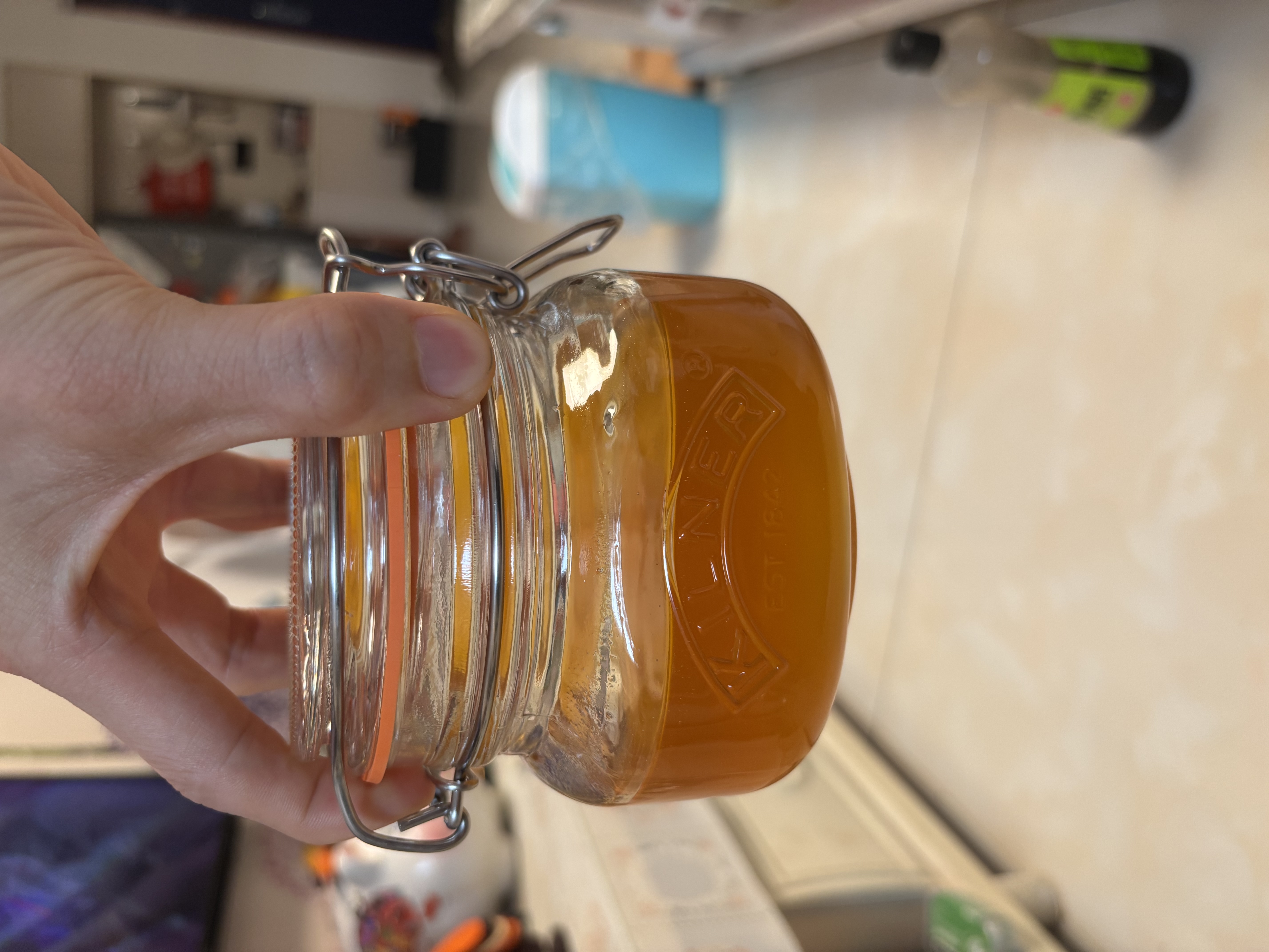 kilner玻璃密封罐食品级茶叶罐储物罐 果酱蜂蜜罐分装瓶泡菜坛子 500ml 实拍图
