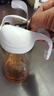 【京东物流配送】油壶自动开合油瓶厨房玻璃油罐醋壶酱油瓶防漏 自动开合油壶1个630ml 实拍图
