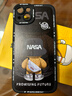 奶小鸭（NEYAA） 适用苹果15plus手机壳 iphone15plus保护套镜头全包硅胶防摔超薄创意卡通简约软壳男女款 石墨黑 实拍图