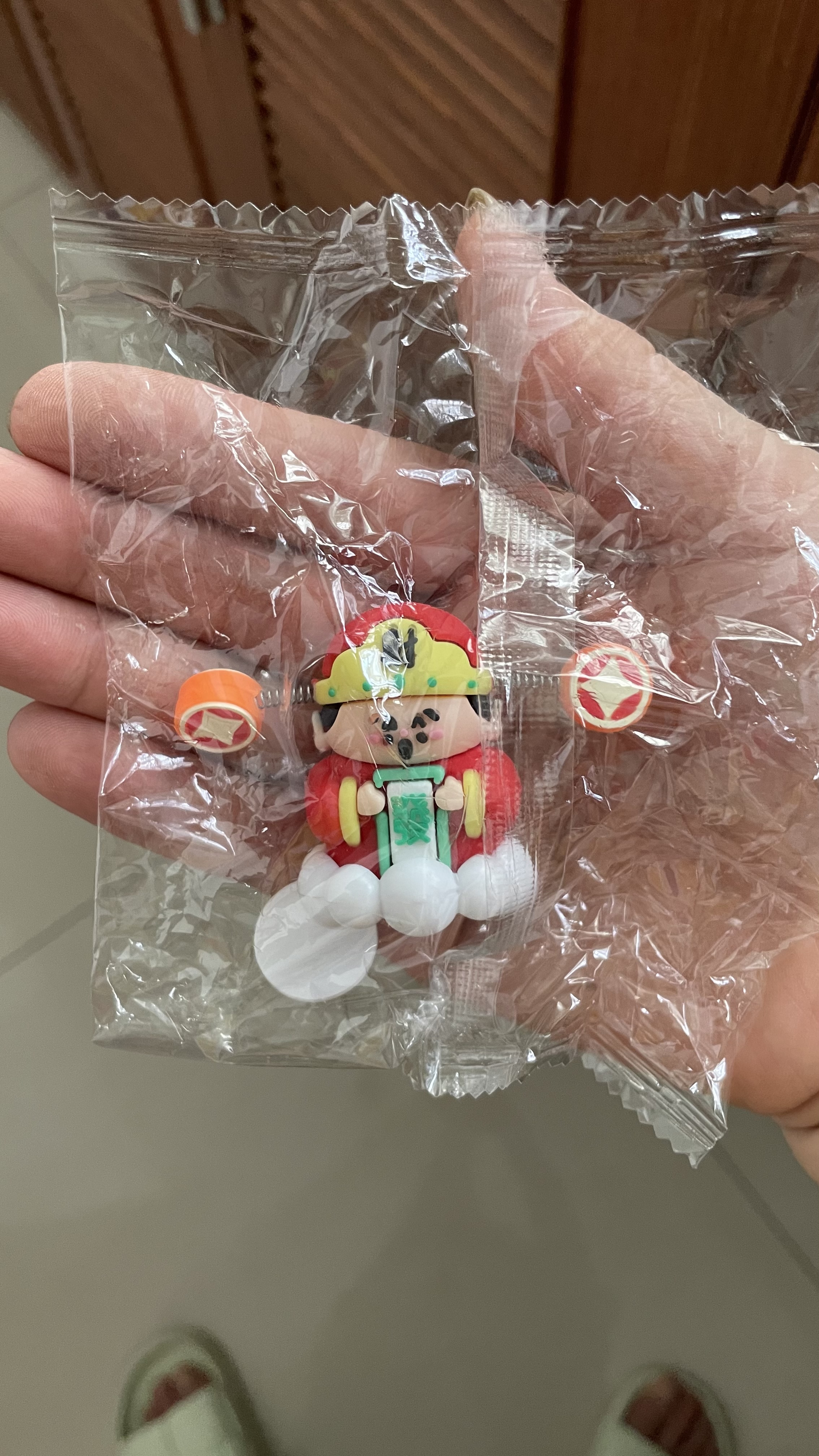 趣味类玩具减压财神爷小摆件桌面卡通装饰品挂件发财礼物幸运摆件 幸运小财神摆件【小号】 实拍图