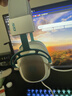 漫步者（EDIFIER）HECATE G5无线版游戏耳机头戴式2.4G蓝牙有线三模电竞电脑笔记本csgo吃鸡fps三角洲耳麦超长续航 银白色【四模7.1音效】+送耳机支架 7.1音效+四模连接 实拍图