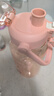 希乐（cille）儿童水杯大容量运动吸管杯男女夏季网红吸管杯tritan1.5L莲花红 实拍图