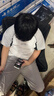 牧高笛（MOBIGARDEN）折叠月亮椅 户外露营便携懒人椅躺椅露营椅子 NX25665013 曜石黑 实拍图