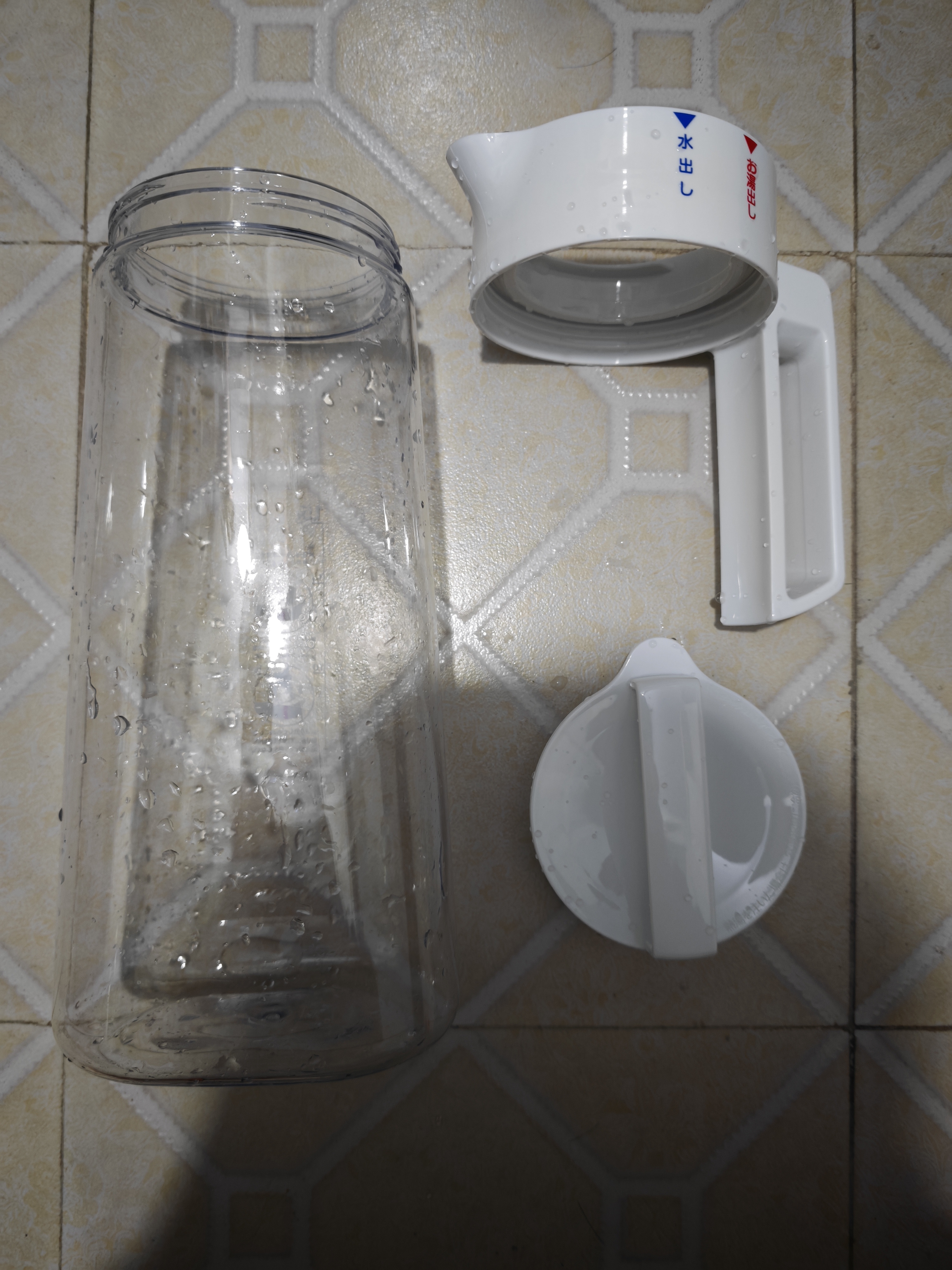 阿司倍鹭（ASVEL）塑料冷水壶大容量凉水壶带茶漏冷萃壶冰箱果汁壶食品级耐高温2.1L 实拍图